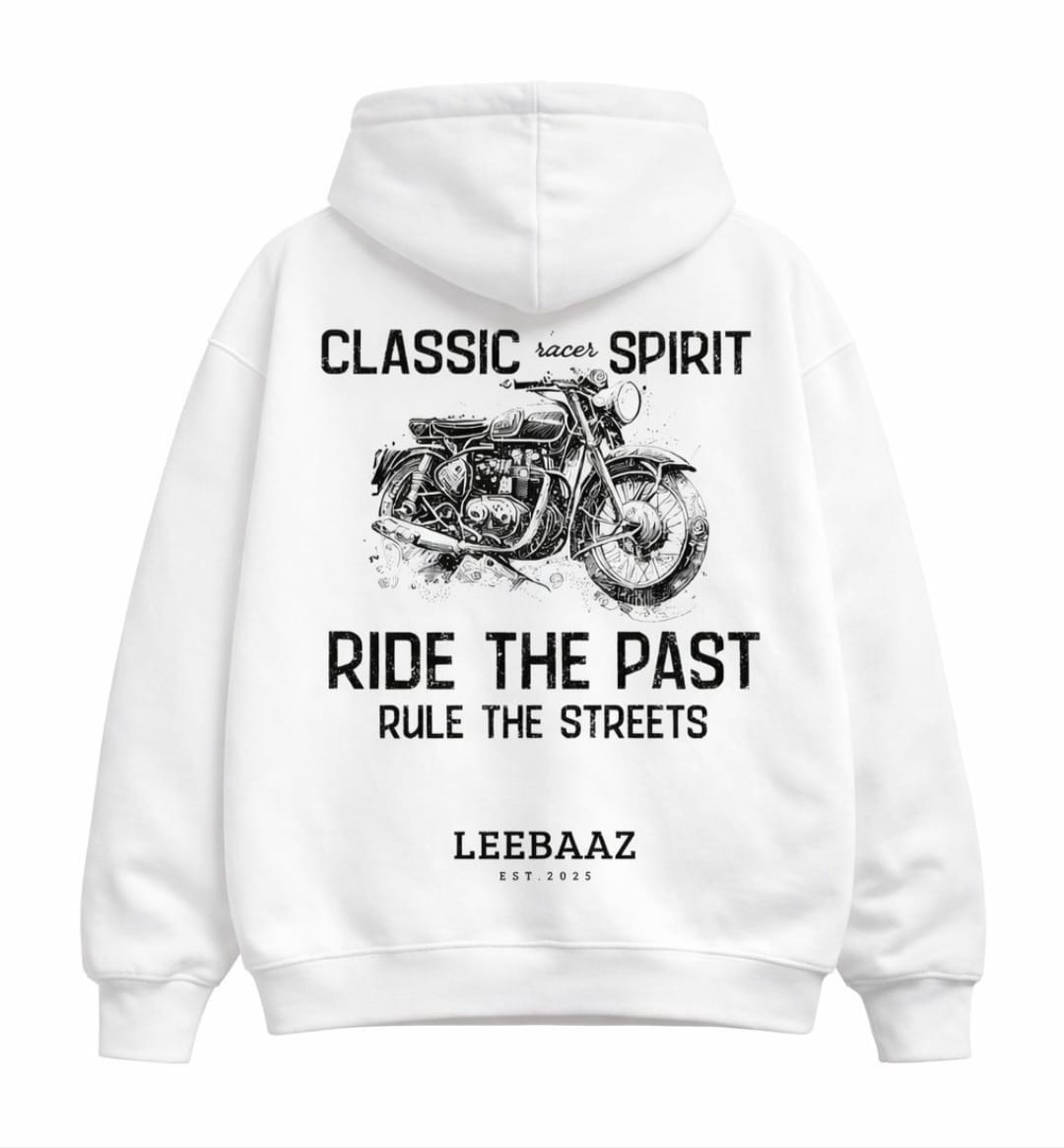 Old School Riders Hoodie Back