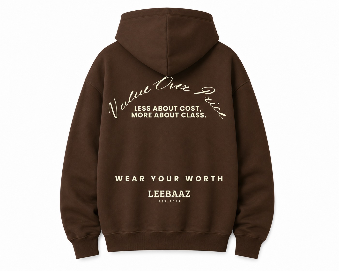 Value Over Price Hoodie Back